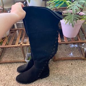 Tall Black Boots - Knee High